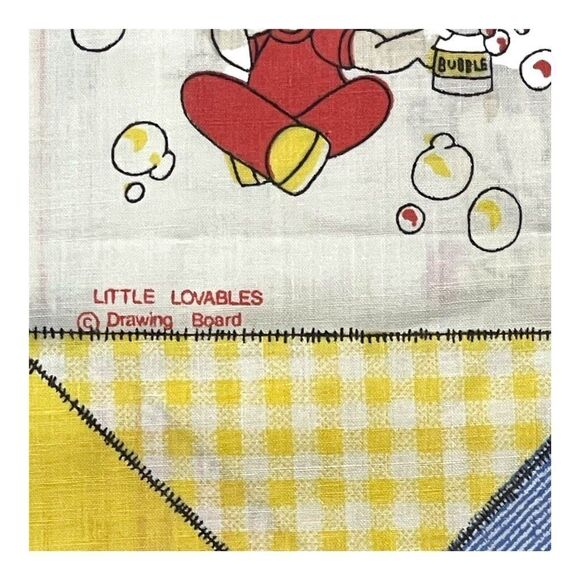 Vintage CANNON MONTICELLO Pillowcase Flat Fitted Little Lovables Sheet Set - Picture 3 of 5